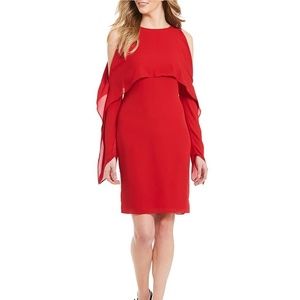 Christmas holiday dress cold shoulder